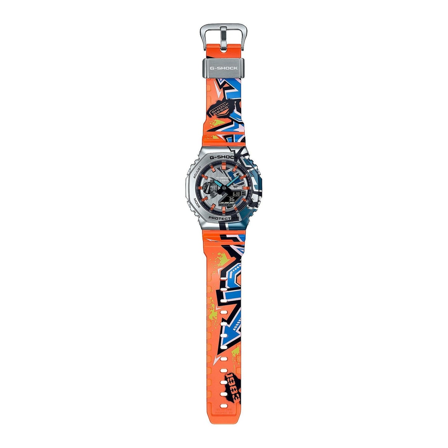 G-Shock Street Spirit Orange and Grey-Orologi-CASIO-Gioielleria Granarelli