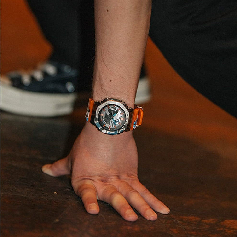 G-Shock Street Spirit Orange and Grey-Orologi-CASIO-Gioielleria Granarelli