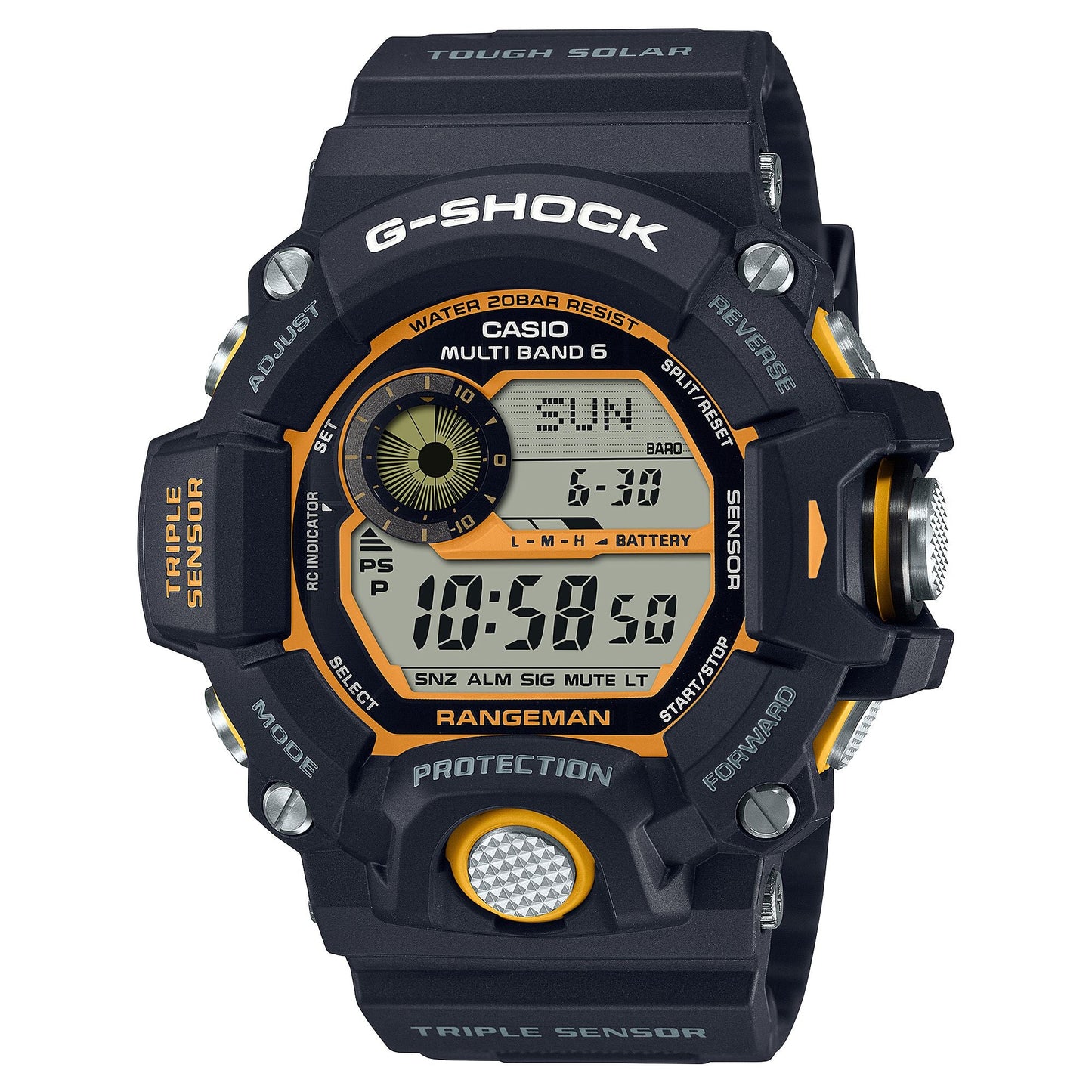 MASTER OF G YELLOW ACCENT SERIES GW-9400Y-1-Orologi-CASIO-Gioielleria Granarelli