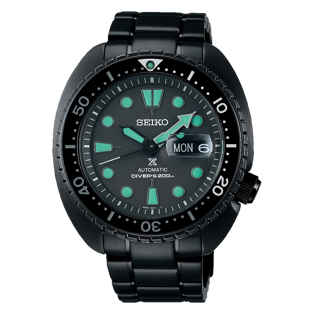 Seiko Orologio Prospex Automatico Nero Acciaio 200 M Srpk43K1