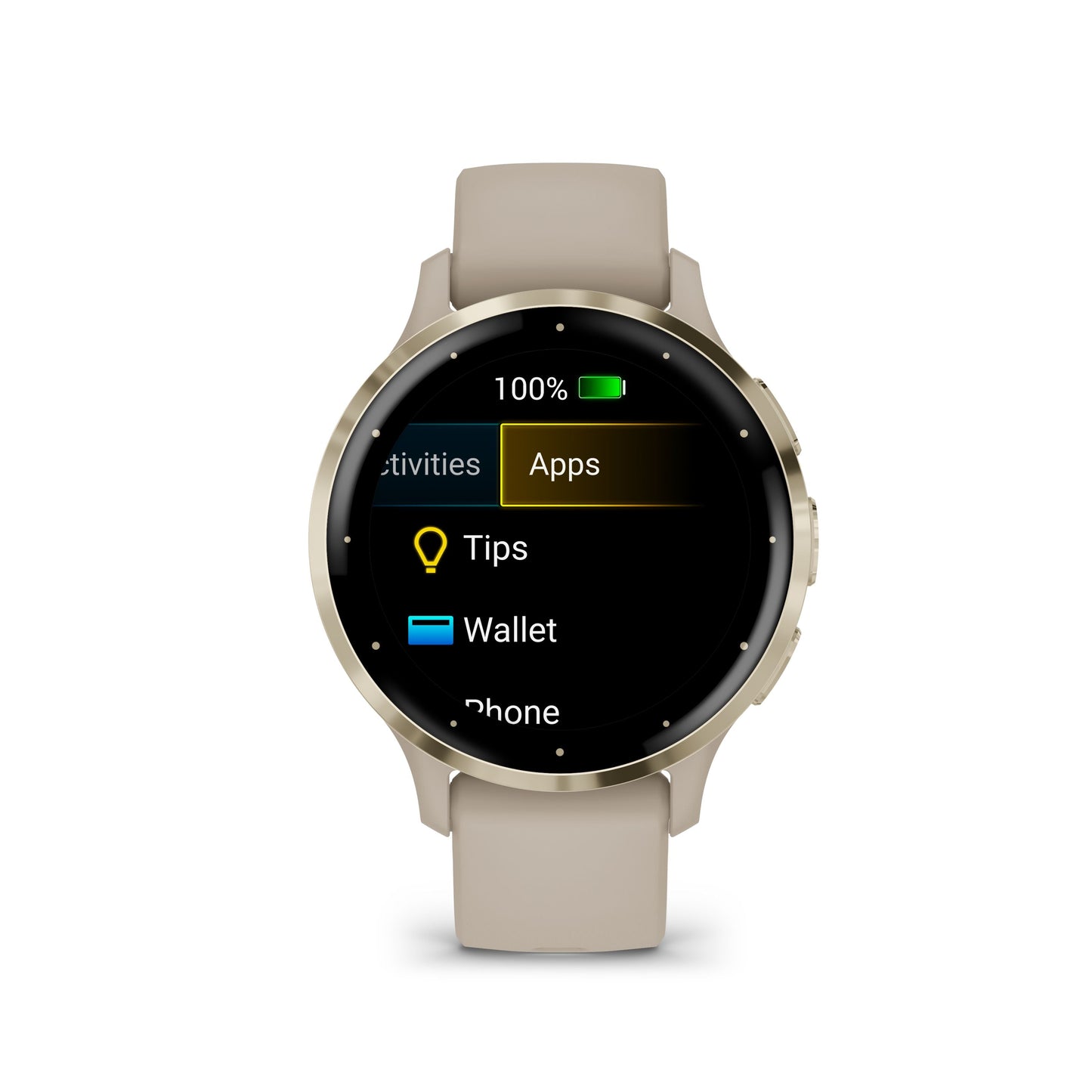 Venu 3s - French Gray & Soft Gold con cinturino in silicone-Orologi-GARMIN-Gioielleria Granarelli