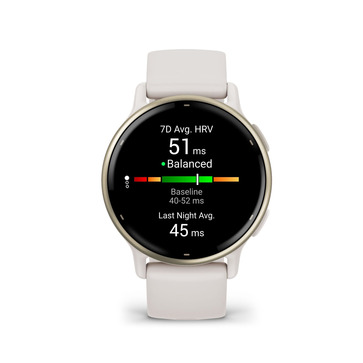 vívoactive® 5 Cream gold & Ivory con cinturino in silicone-Orologi-GARMIN-Gioielleria Granarelli