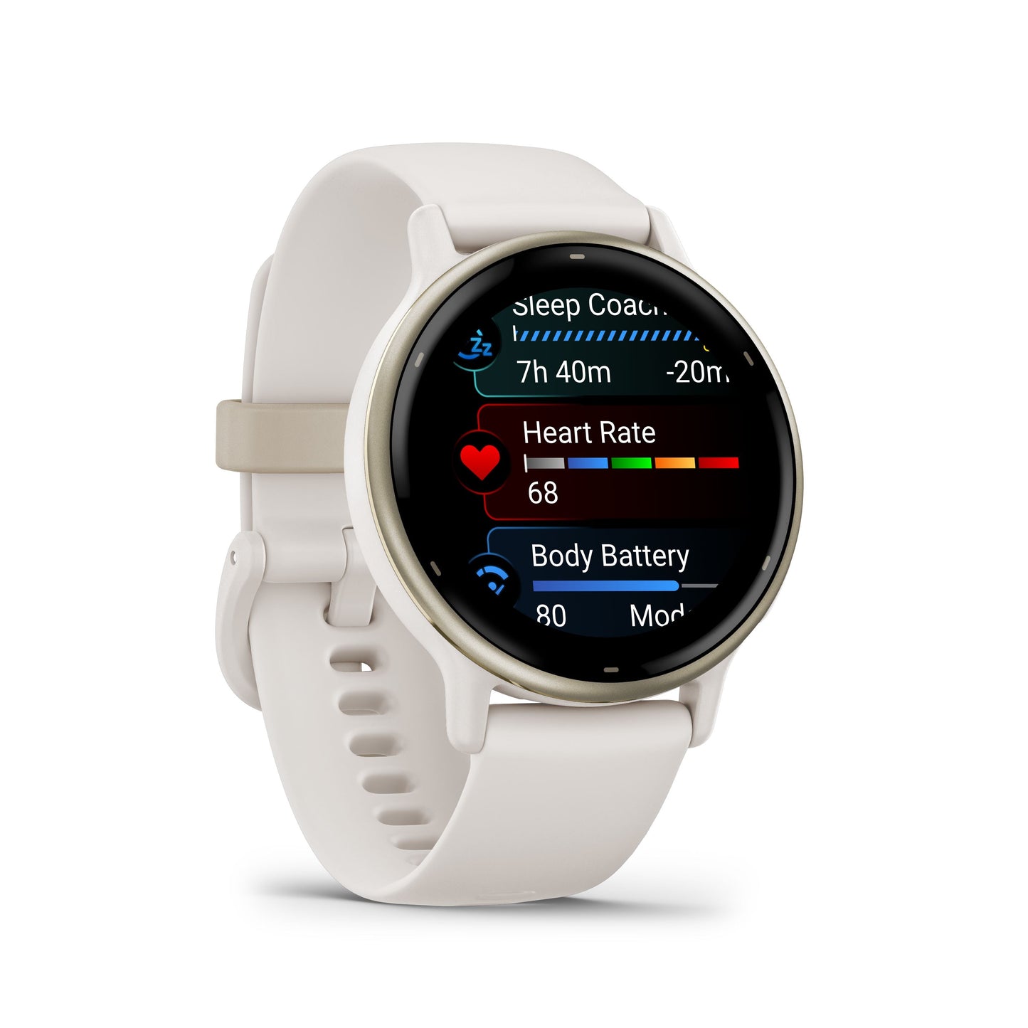 vívoactive® 5 Cream gold & Ivory con cinturino in silicone-Orologi-GARMIN-Gioielleria Granarelli