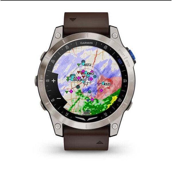 D2™ Mach 1 Aviator Smartwatch Marrone-Orologi-GARMIN- [SKU] -Gioielleria Granarelli