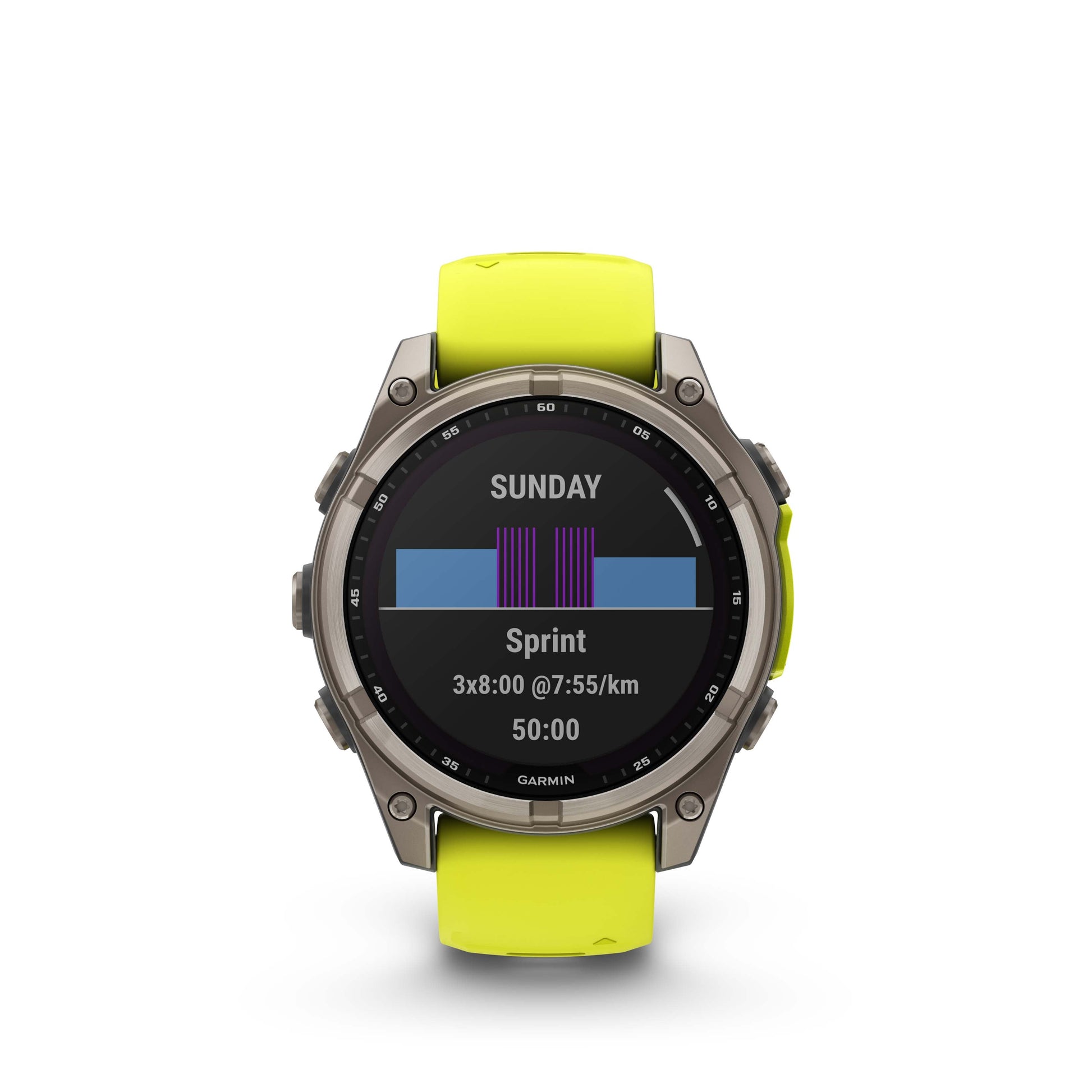 fēnix® 8 - 47 mm, Solar Vetro Zaffiro cinturino giallo-Orologi-GARMIN-Gioielleria Granarelli