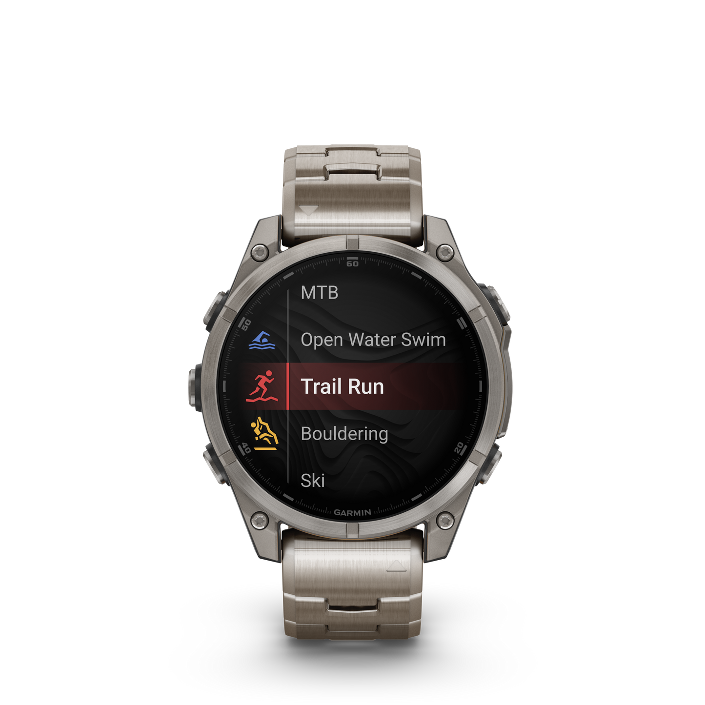 fēnix® 8 - 47 mm, AMOLED Bracciale Titanio-Orologi-GARMIN-Gioielleria Granarelli
