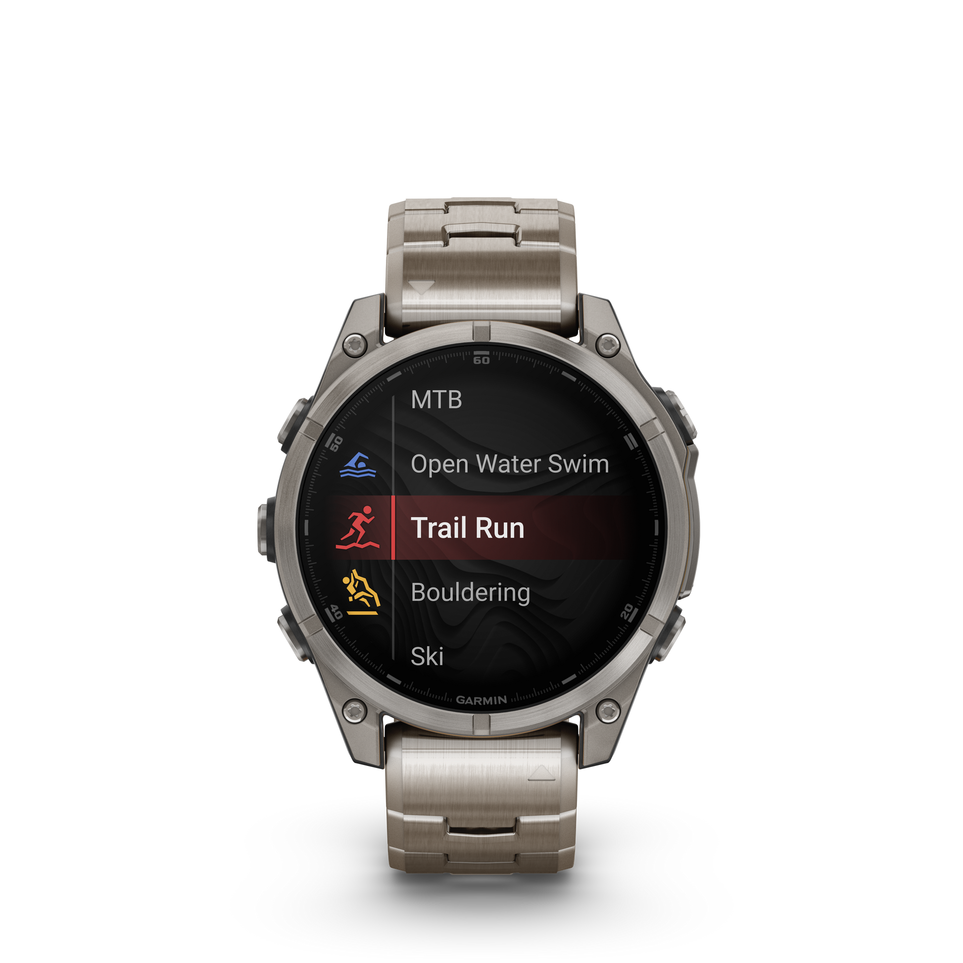 fēnix® 8 - 47 mm, AMOLED Bracciale Titanio-Orologi-GARMIN-Gioielleria Granarelli
