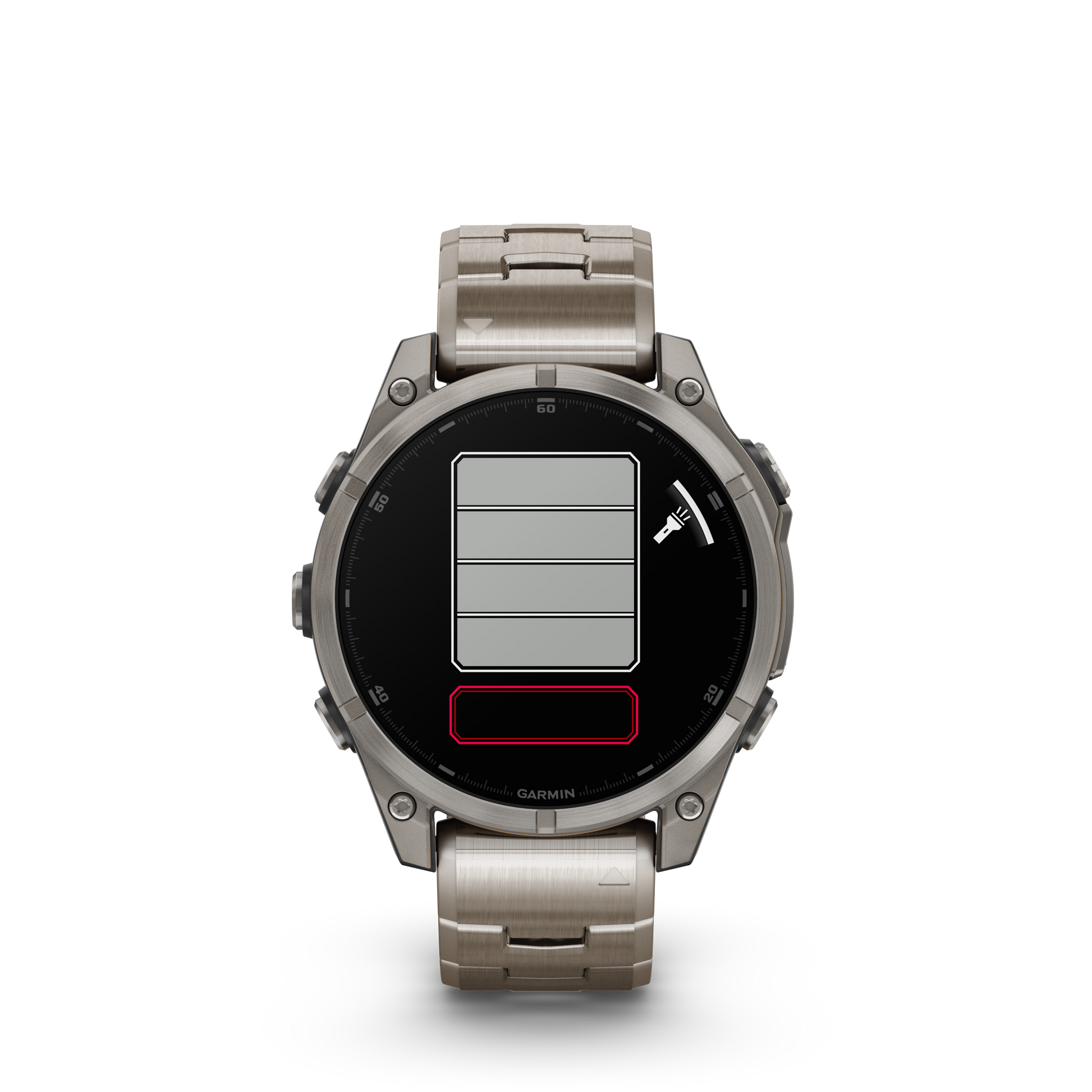 fēnix® 8 - 47 mm, AMOLED Bracciale Titanio-Orologi-GARMIN-Gioielleria Granarelli