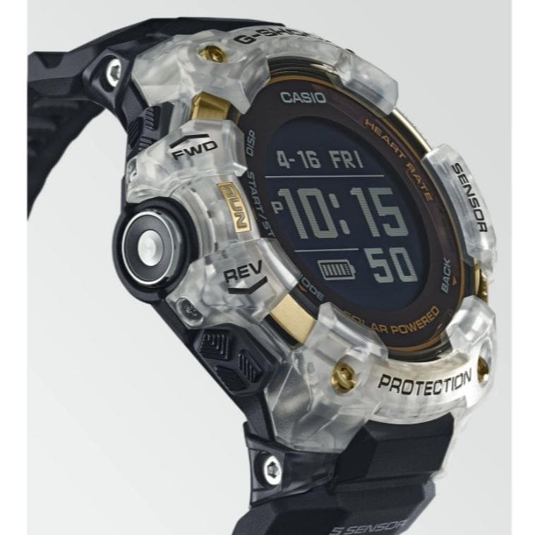 G-Shock White and Gold-Orologi-CASIO- [SKU] -Gioielleria Granarelli