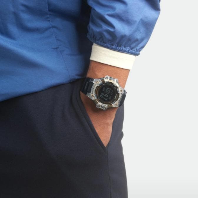 G-Shock White and Gold-Orologi-CASIO- [SKU] -Gioielleria Granarelli