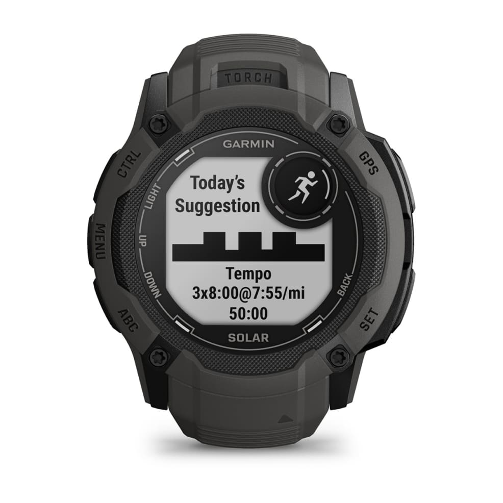 Instinct 2X Solar Graphite-Orologi-GARMIN-Gioielleria Granarelli