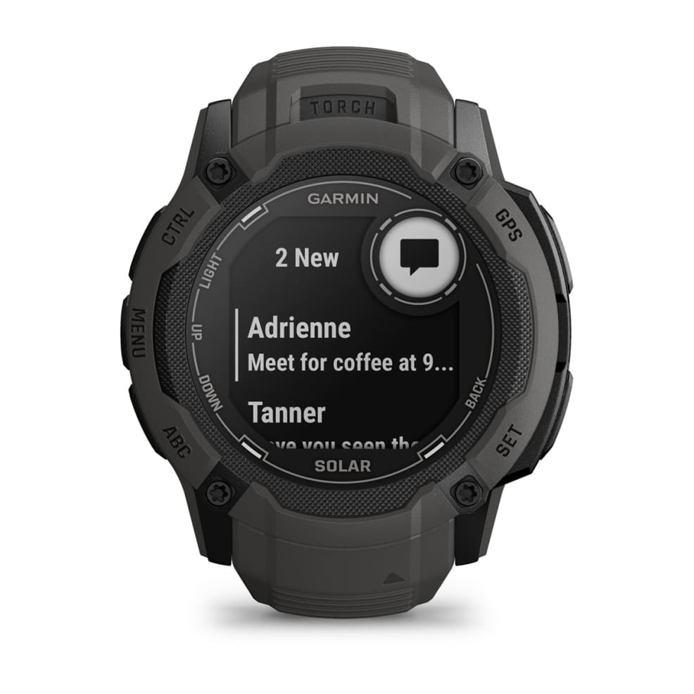 Instinct 2X Solar Graphite-Orologi-GARMIN-Gioielleria Granarelli