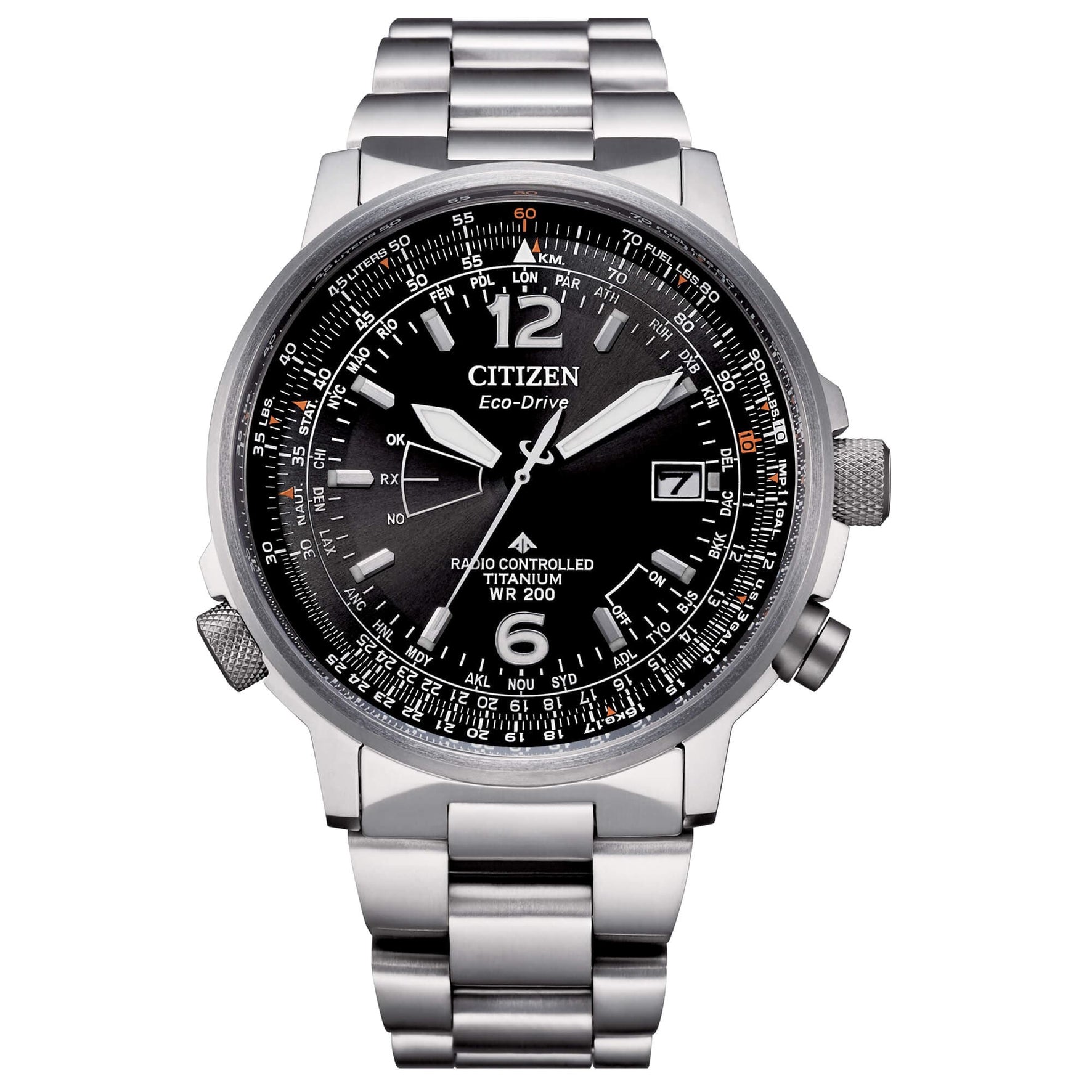 Pilot Super Titanio CB0230-81E-Orologi-CITIZEN- [SKU] -Gioielleria Granarelli