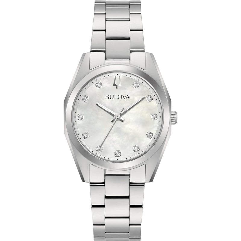 Surveyor Lady Acciaio con Diamanti-Orologi-BULOVA- [SKU] -Gioielleria Granarelli