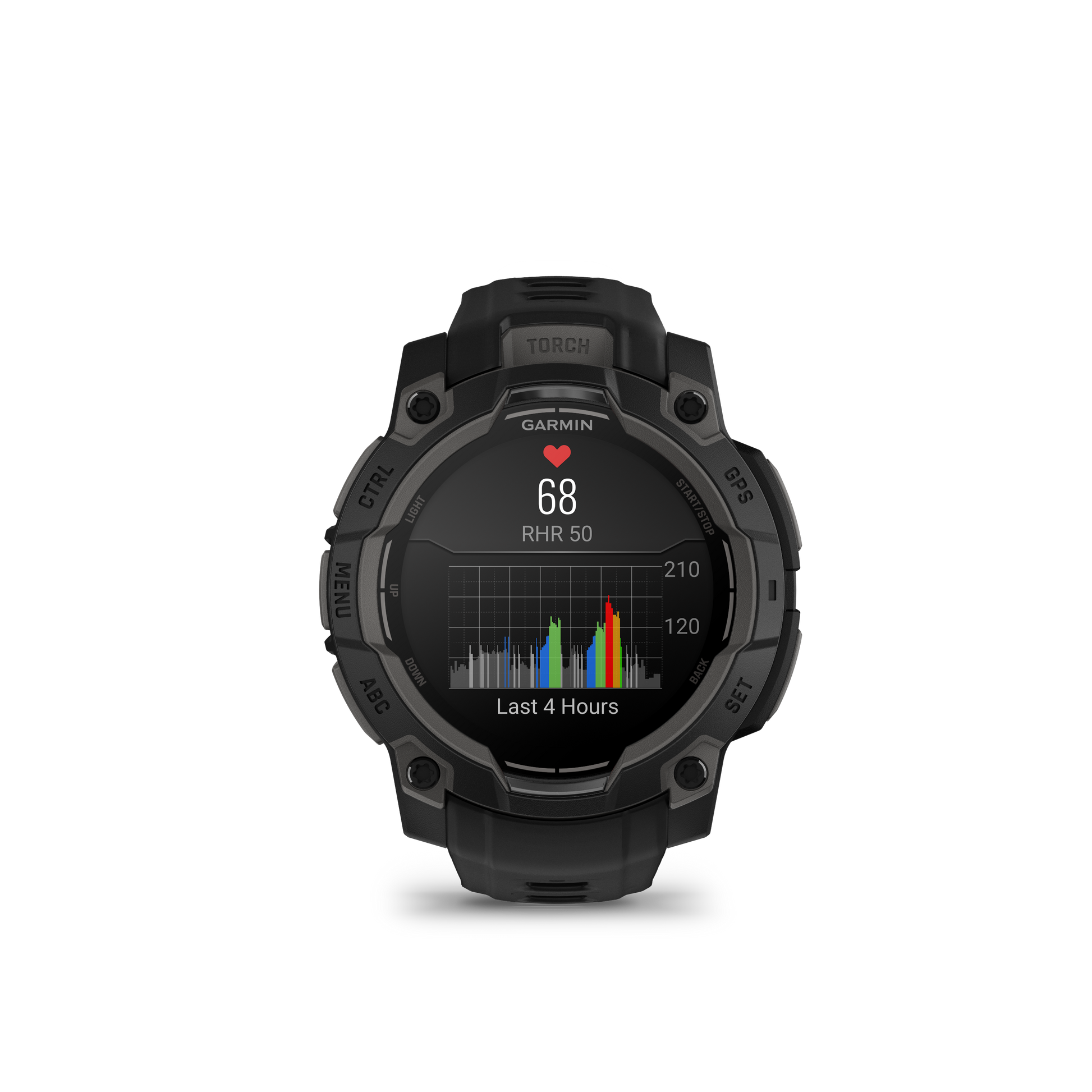 Instinct 3 – 45 mm, AMOLED Black-Orologi-GARMIN-Gioielleria Granarelli