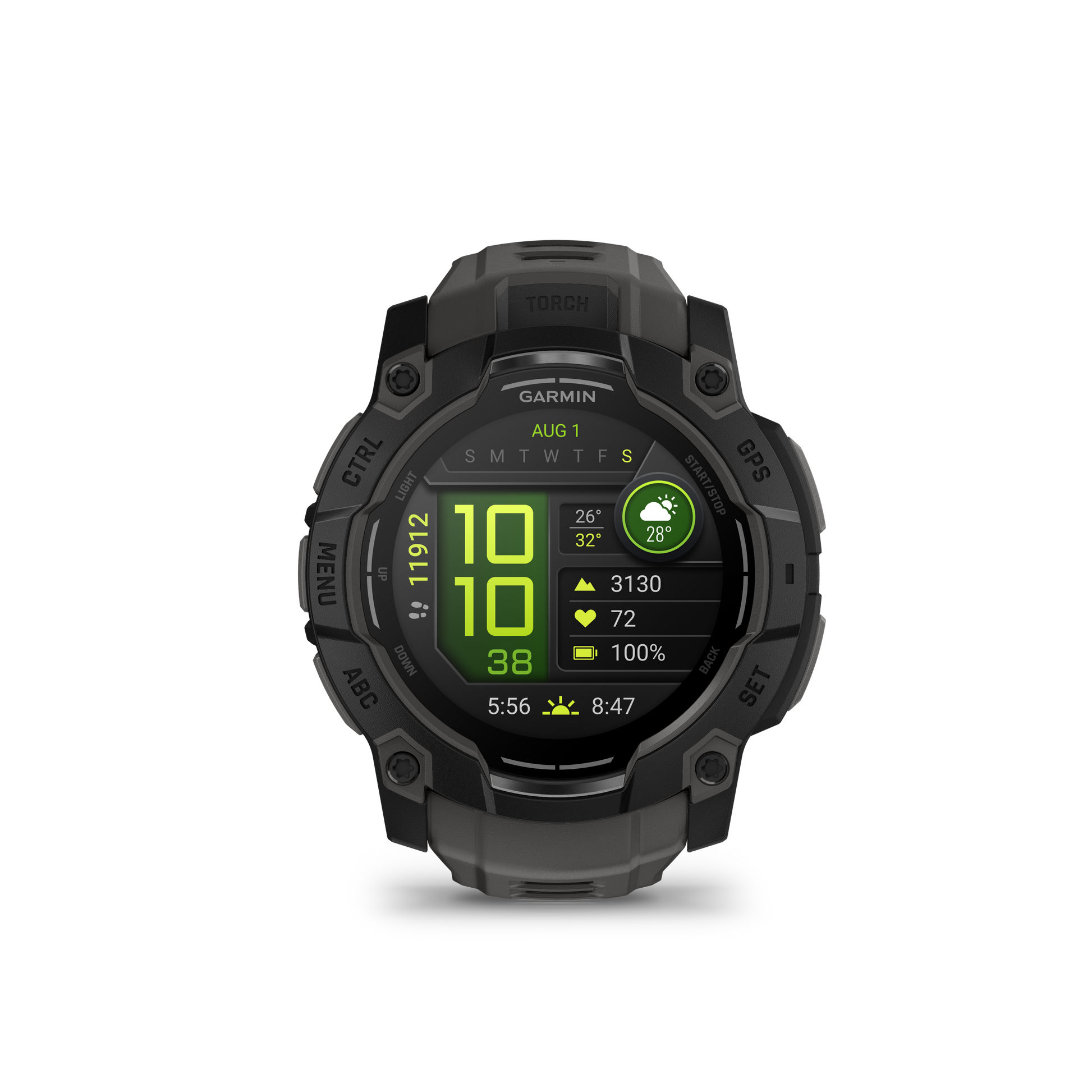 Instinct 3 – 50 mm, AMOLED Black-Orologi-GARMIN-Gioielleria Granarelli
