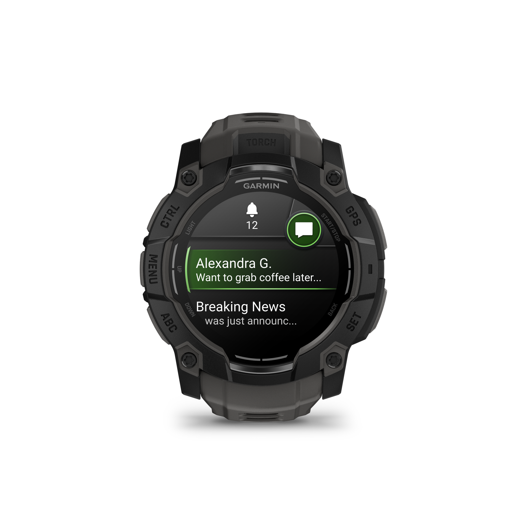 Instinct 3 – 50 mm, AMOLED Black-Orologi-GARMIN-Gioielleria Granarelli