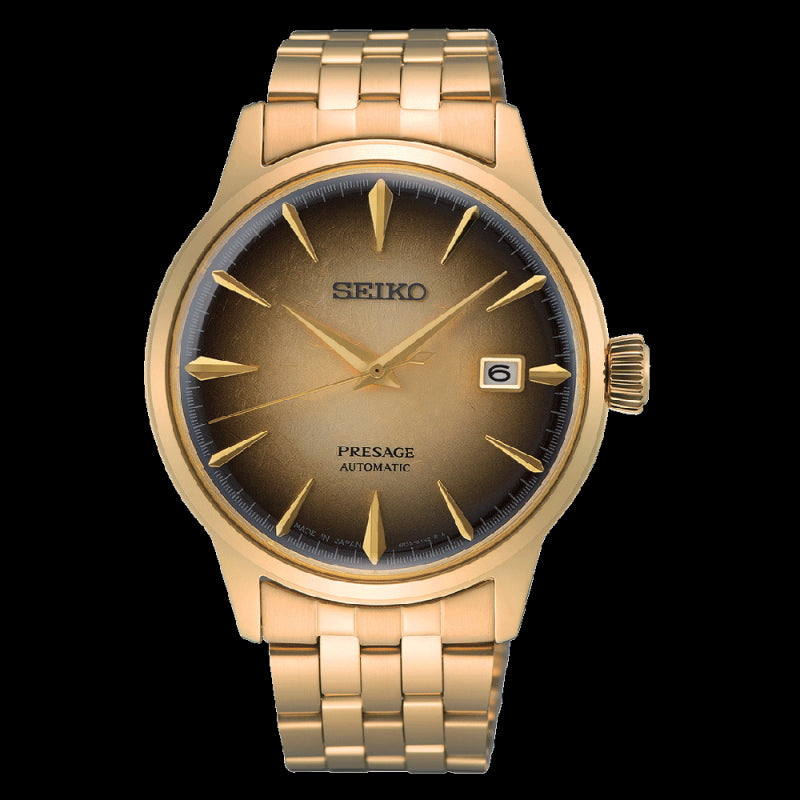 Seiko Presage Cocktail Automatico Dorato Fume Srpk48J1