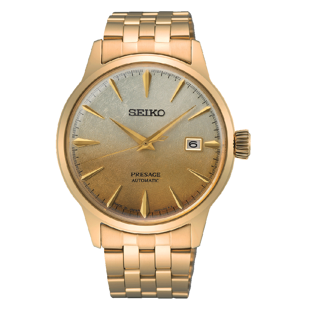 Seiko Presage Cocktail Automatico Dorato Srpk46J1