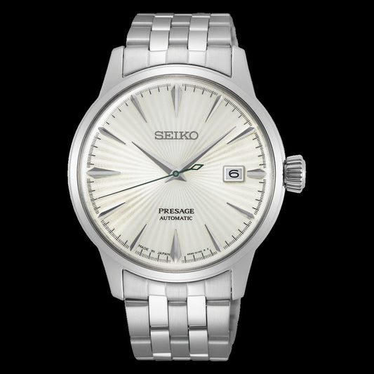 Seiko Presage Cocktail Time Automatico Avorio Acciaio Srpg23J1